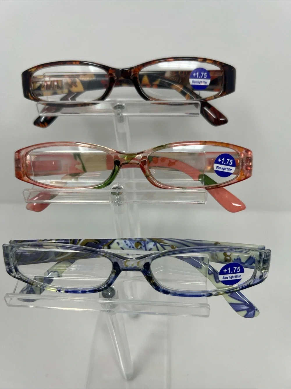 Women’s Set of 4 Printed Reading Glasses-1.75 Strength-NWOT  G5